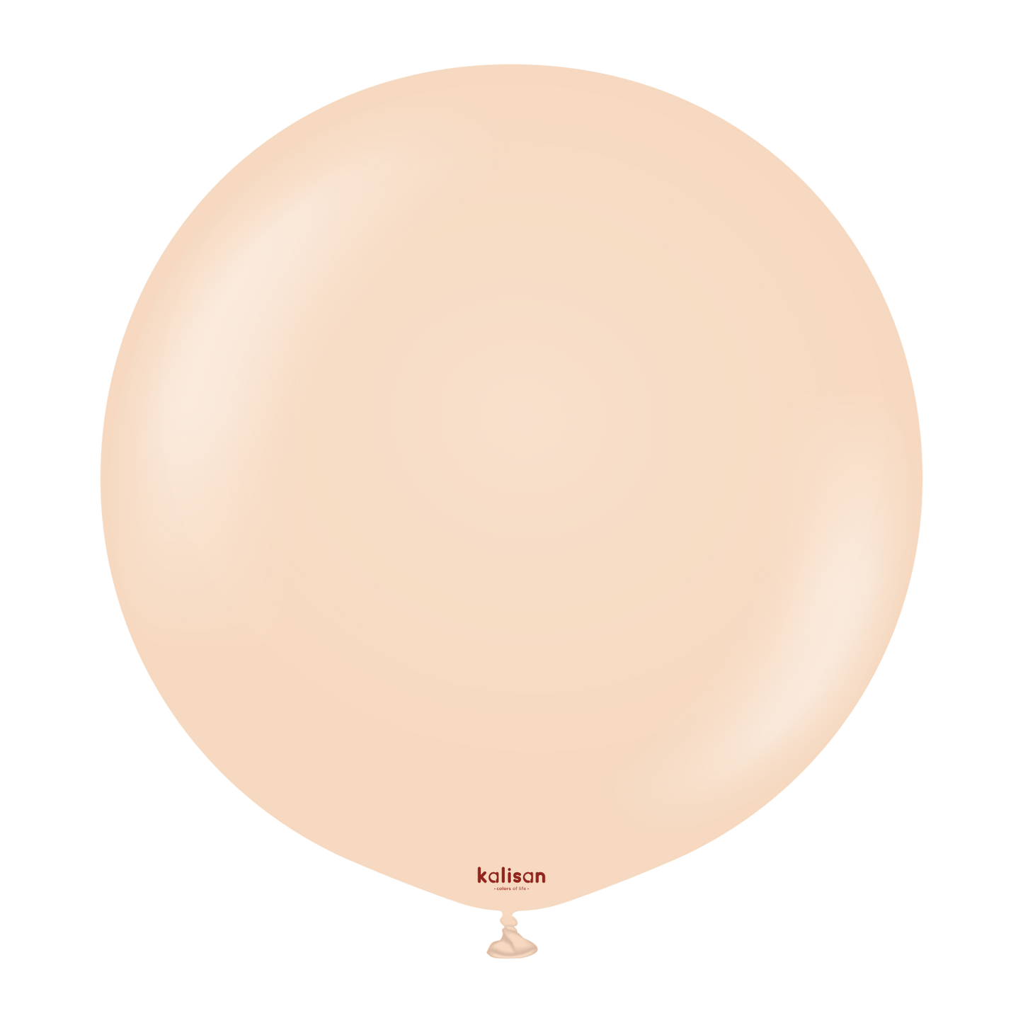 Premium lateksballong Kalisan i beige farge