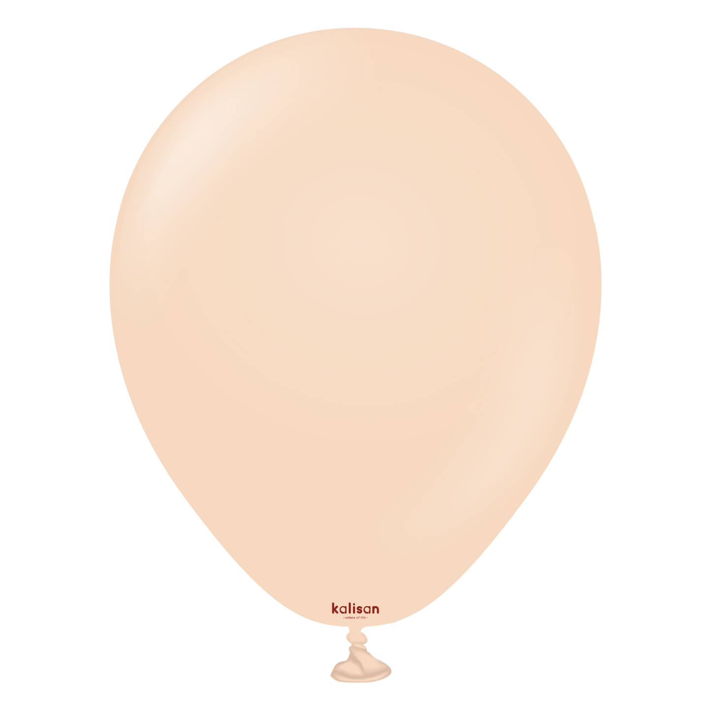 Premium lateksballong Kalisan i beige farge