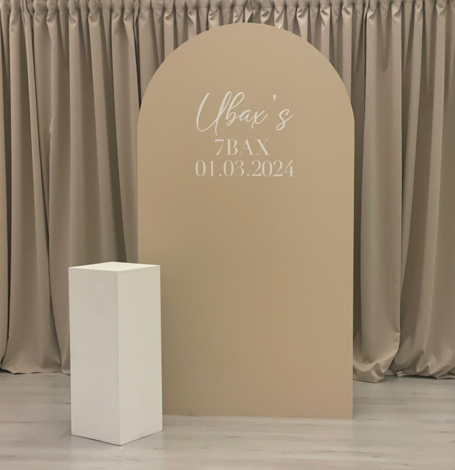 Personalisert backdrop