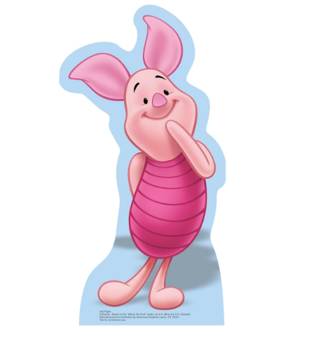 Nasse Nøff - Piglet - pappfigur