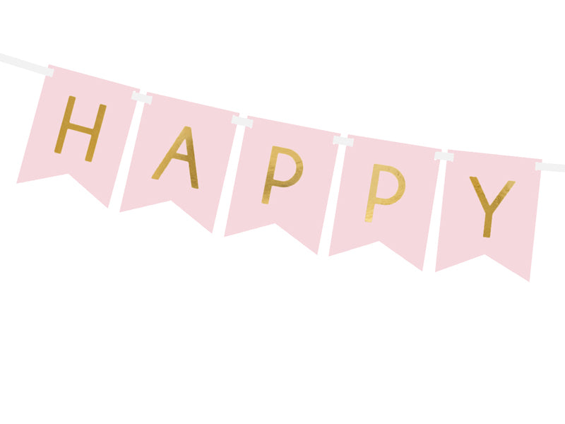 Happy Birthday Banner Lyserosa