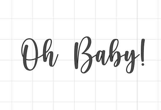Klistremerke Oh Baby! Babyshower, dåp, baby, mamma