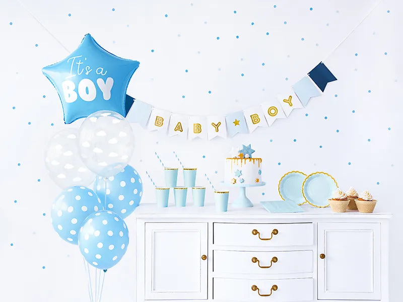 Baby Shower Festpakke Blå