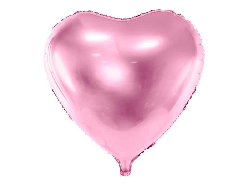 Folieballong - Hjerte - rosa