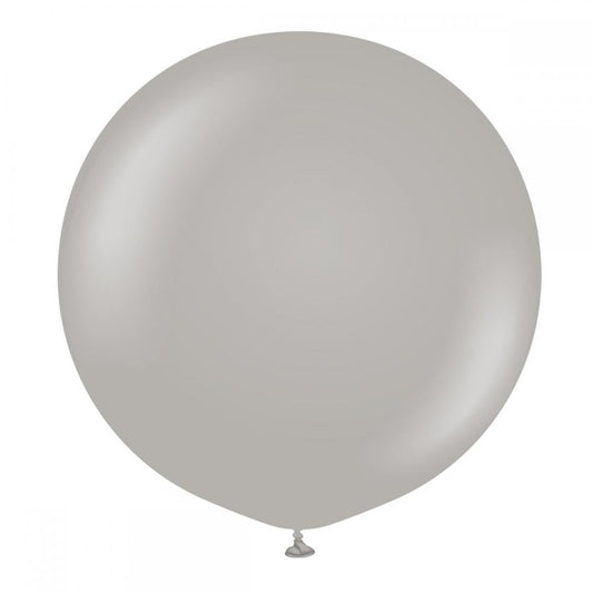 Premium lateksballong Kalisan I grå farge 