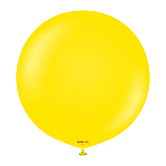 Premium Lateksballonger - Yellow 45cm
