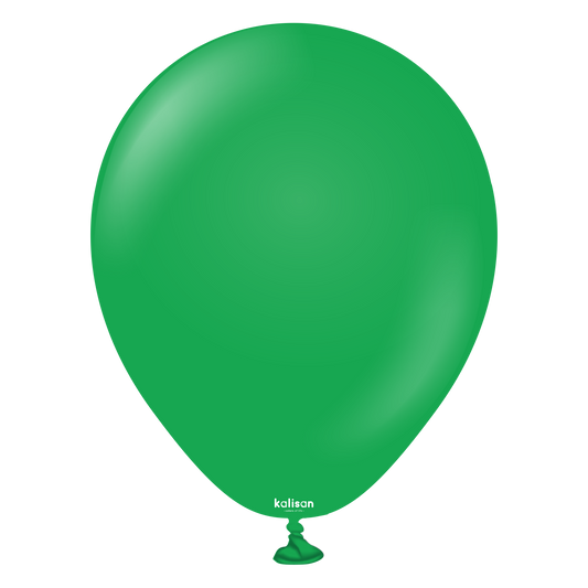 Premium lateksballong Kalisan i grønn farge 