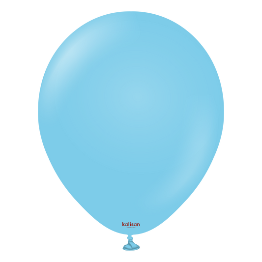 Premium lateksballong kalisan i lyse blå farge 