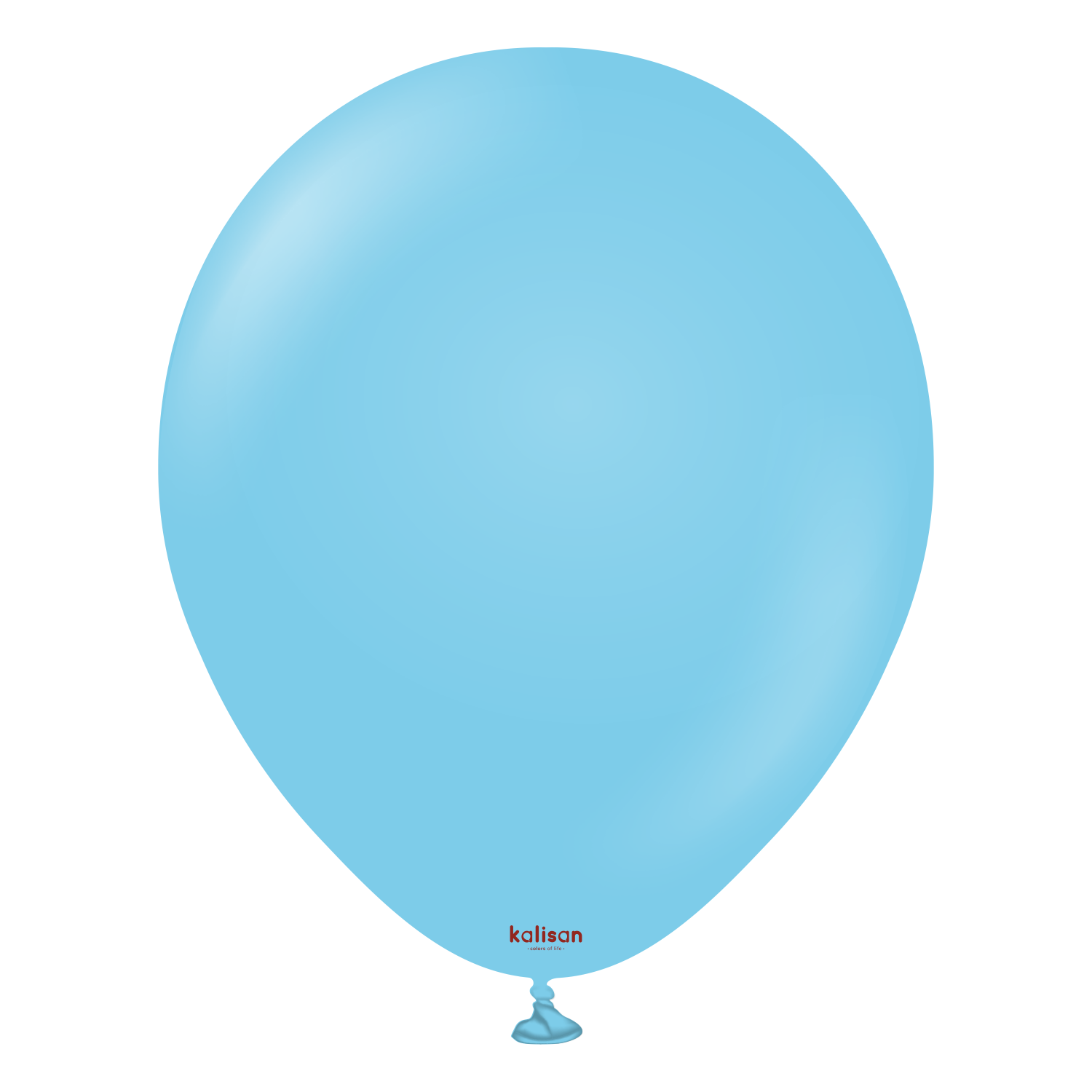 Premium lateksballong kalisan  i lyse blå farge 