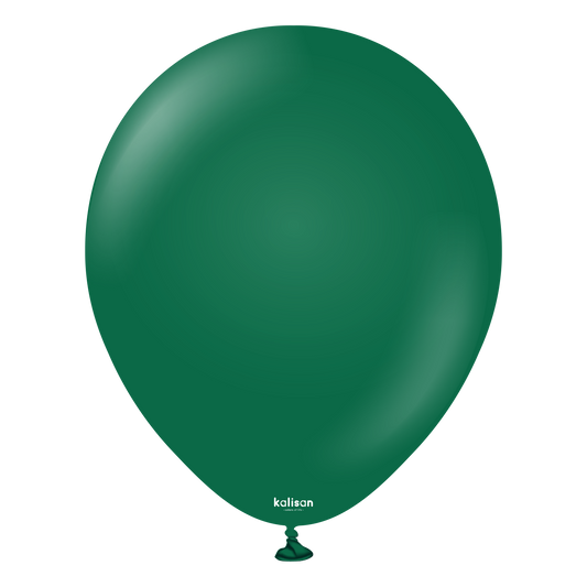 Premium lateksballong Kalisan i mørke grønn farge 