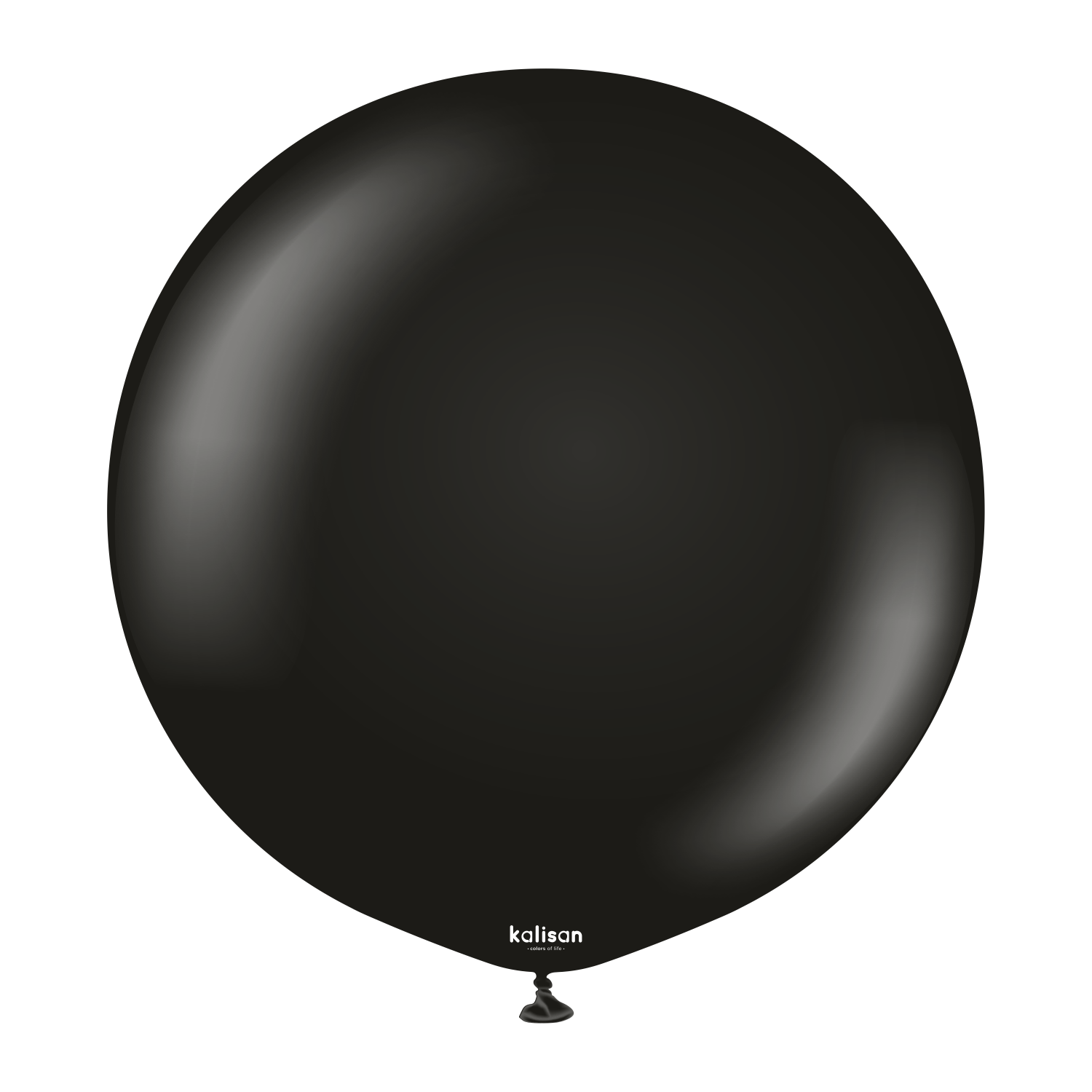 Premium lateksballong Kalisan i svart farge 