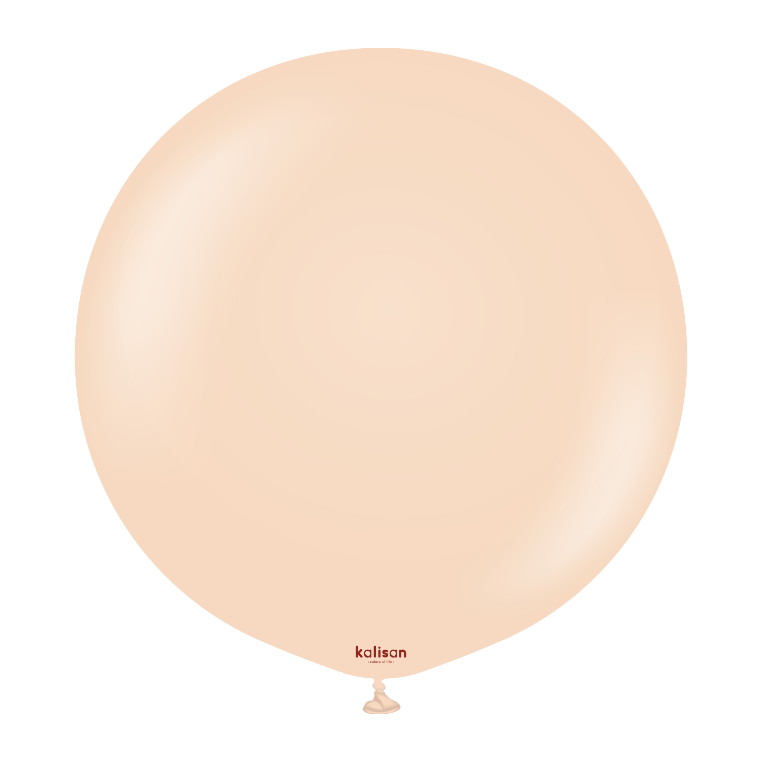 Premium lateksballong Kalisan i beige farge 