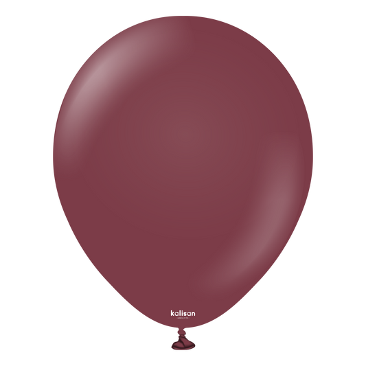 Premium lateksballong Kalisan i burgunder farge 