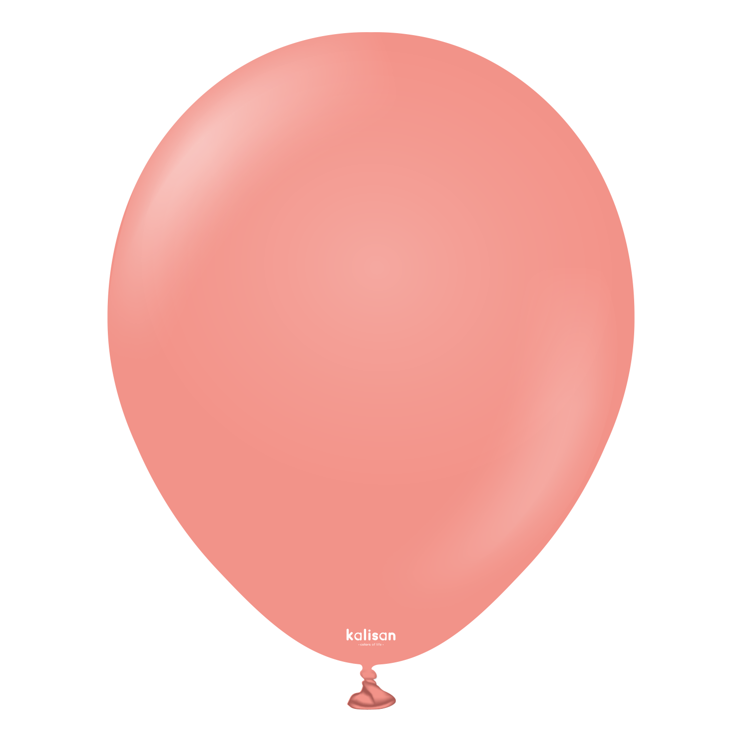 Premium lateksballong Kalisan i korall farge 
