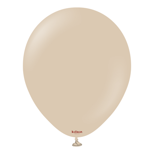Premium lateksballong Kalisan i hasselnøtt farge 
