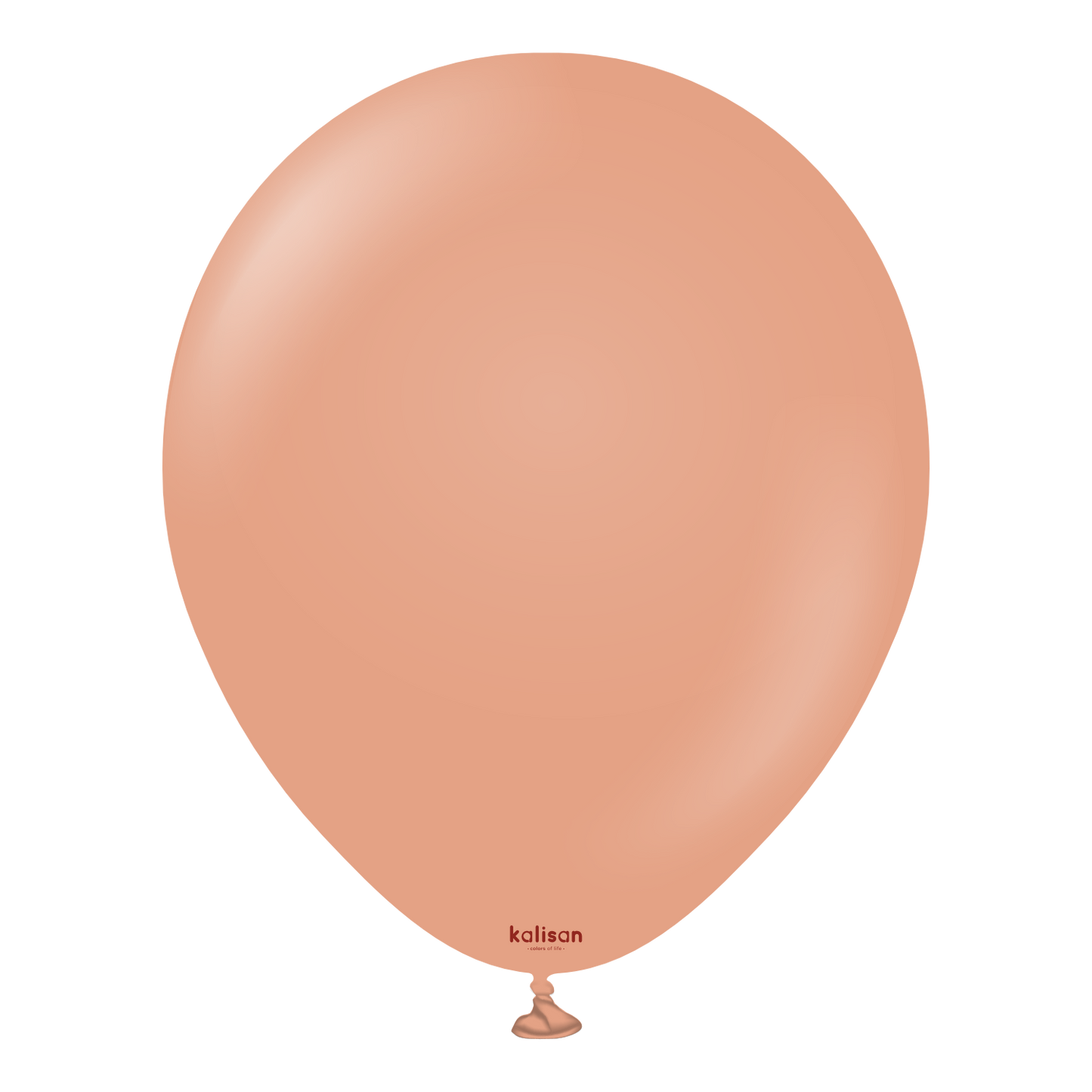 Premium lateksballong Kalisan i leirrosa farge