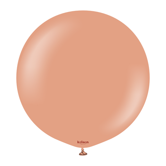 Premium lateksballong Kalisan i leirrose farge 
