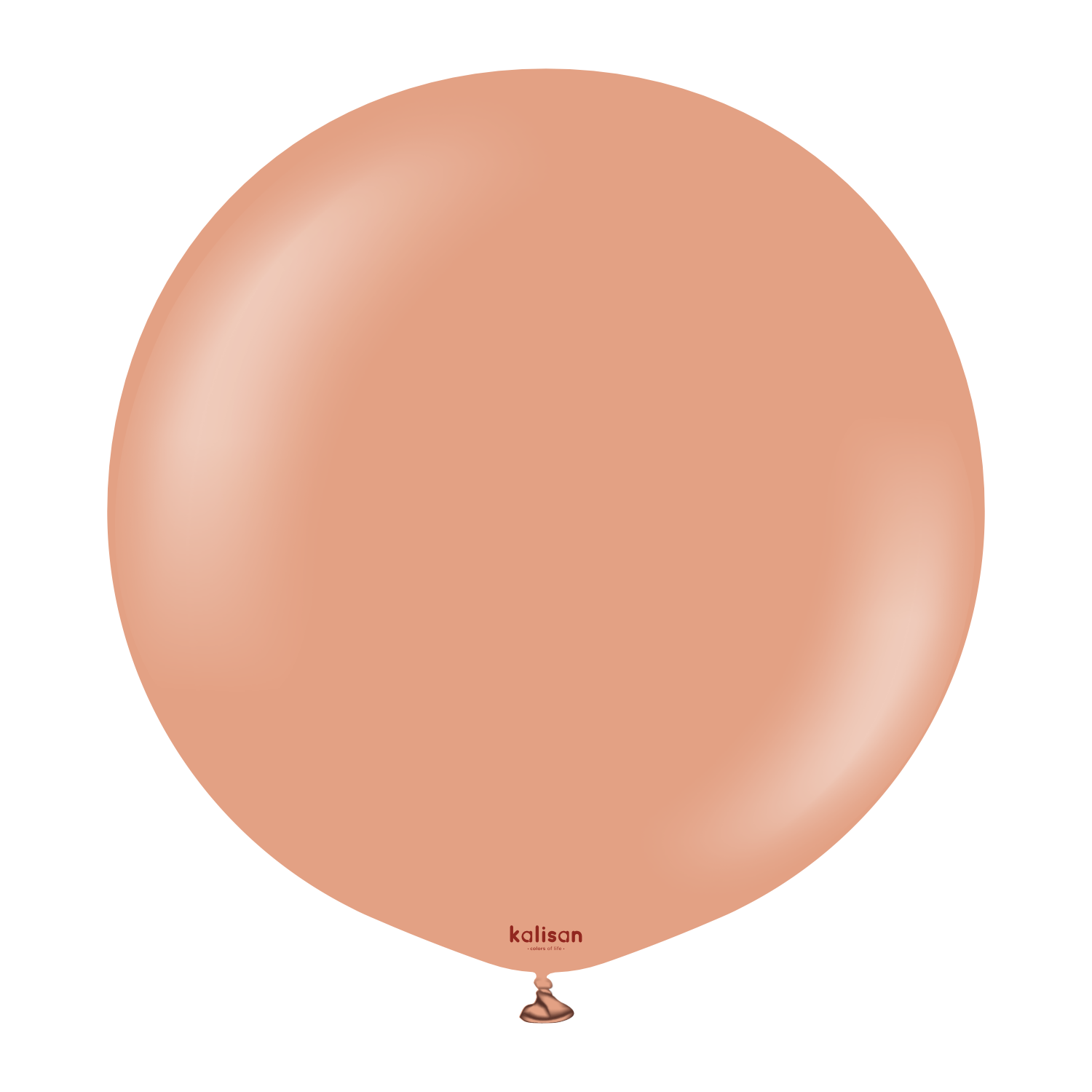 Premium lateksballong Kalisan i leirrose farge 