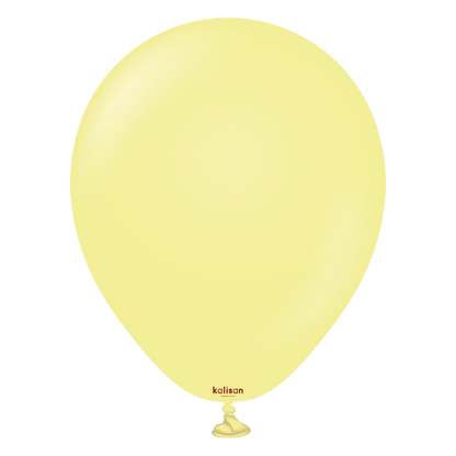 Premium lateksballong Kalisan i macarongul farge, Ballongriket, pynt til dåp, pynt til fest, pynt til hagefest, sommerfest, firmafest, julebord, kick off, ballonger til bursdag, ballonger til dåp, balloner til fest, pynt til fest, festlige ballonger, helium ballonger, ballongsøyler, ballongbue, ballonger til DIY ballongbue, miljøvennlige ballonger, økologiske ballonger, nedbrytbar ballonger,
