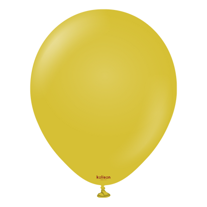 Kalisan ballong i best kvalitet i sennepsgul  farge, ballonger til bursdag, Ballongriket, ballonger til bryllup, ballonger til dåp, miljøvenlige ballonger, økologiske ballonger, nedbrytbar ballonger, ballonger til DIY ballonggirlander, hagefest, sommerfest, kick off, pynt til fest, ballonger til fest