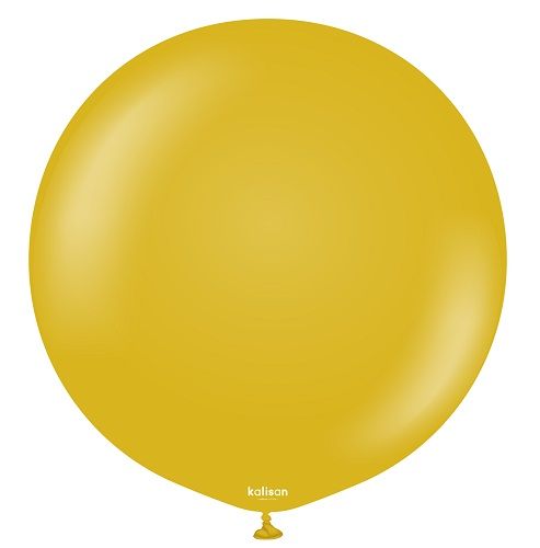 premium ballong i sennepsgul farge fra Ballongriket