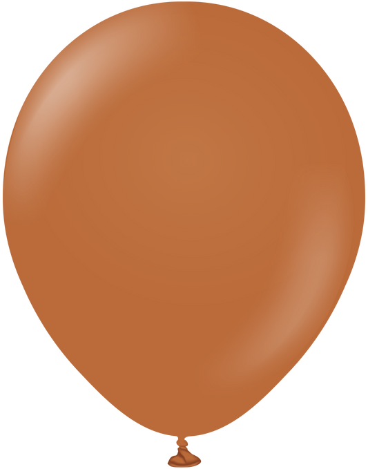 Ballonger - karamell brun (10stk)