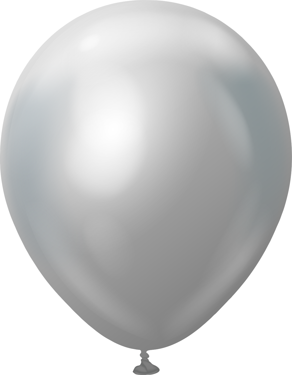 Ballonger - chrome sølv (10stk)