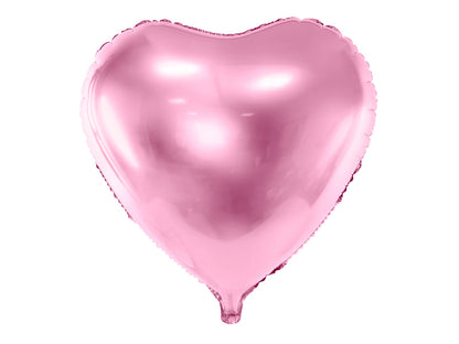 Folieballong - Hjerte - rosa