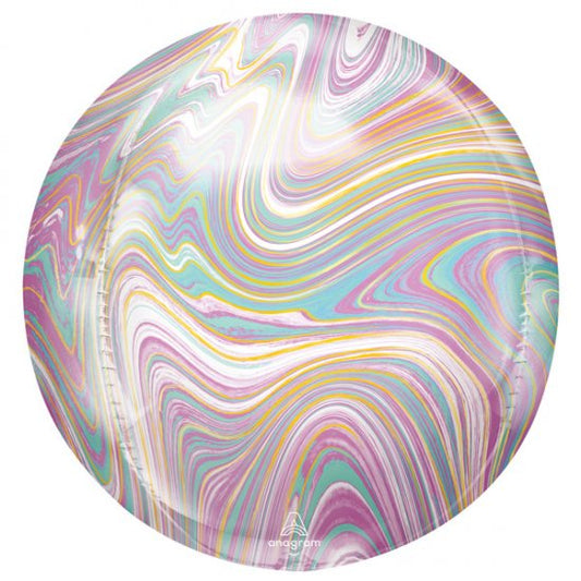 Orbz ballong - Lilla marble