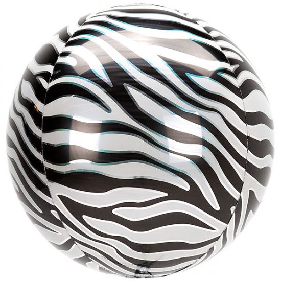 Orbz ballong - zebra
