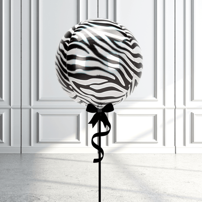 Orbz ballong - zebra